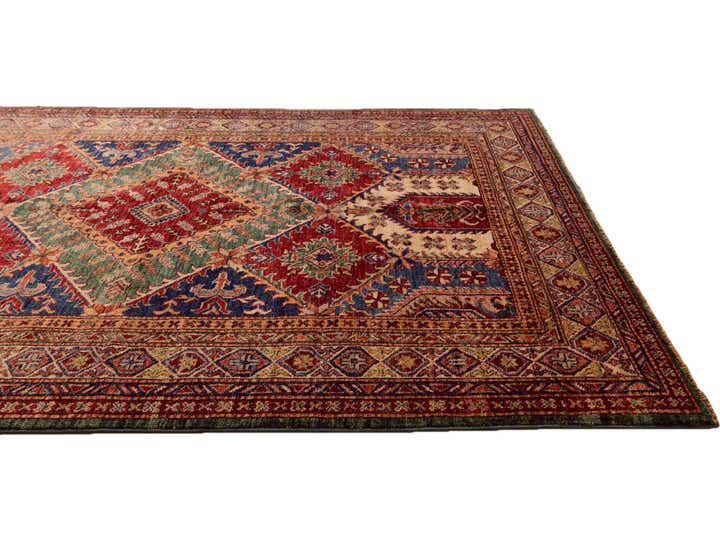 5' 2 x 6' 2 Hand Knotted Kazak Rug