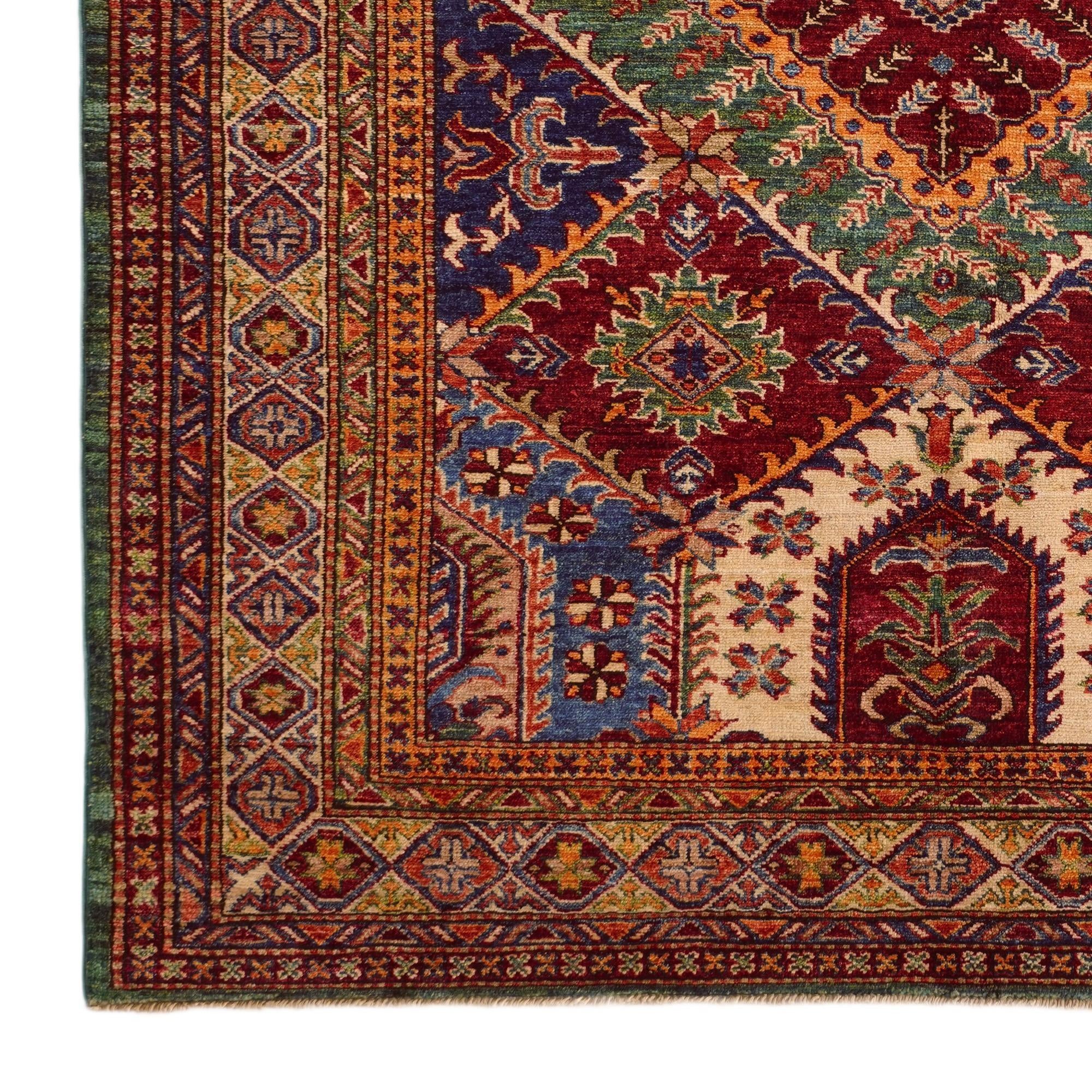 5' 2 x 6' 2 Hand Knotted Kazak Rug