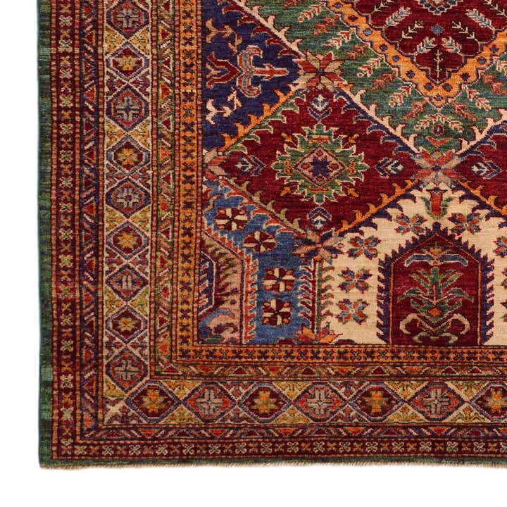 5' 2 x 6' 2 Hand Knotted Kazak Rug