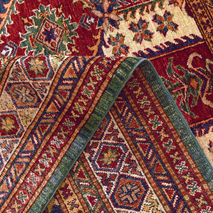 5' 2 x 6' 2 Hand Knotted Kazak Rug
