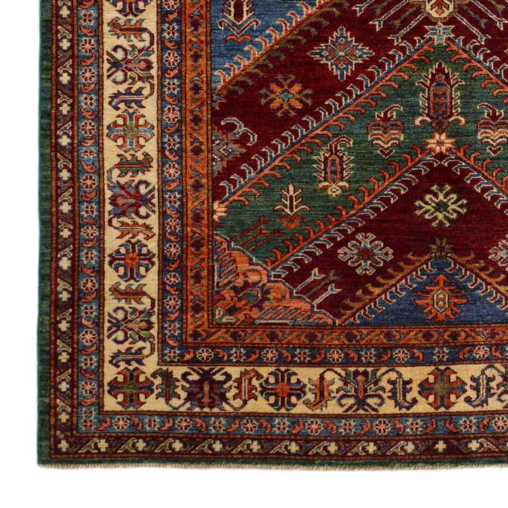 5' 9 x 7' 10 Hand Knotted Kazak Rug