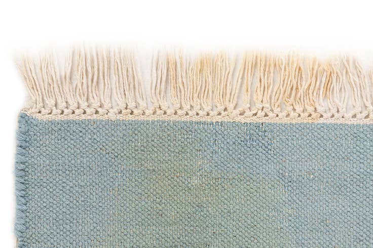 Detail image of 4' x 5' 9 Hand Knotted Kilim Dhurrie Wool Rug