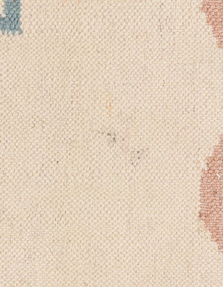 Detail image of 4' x 5' 9  Hand Knotted Kilim Dhurrie Wool Rug