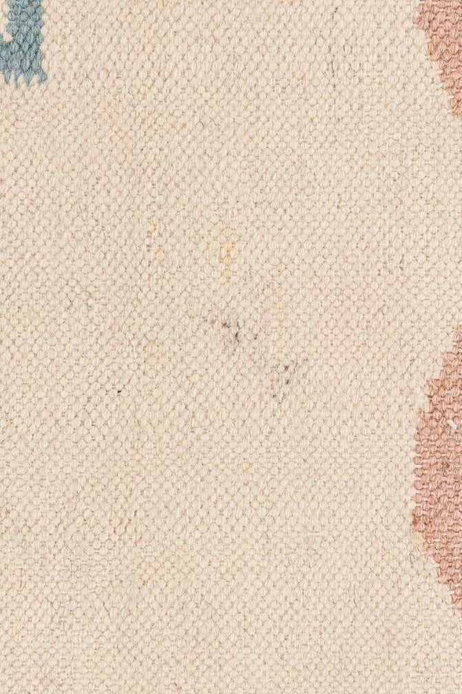 4' x 5' 9 Hand Knotted Kilim Dhurrie Wool Rug