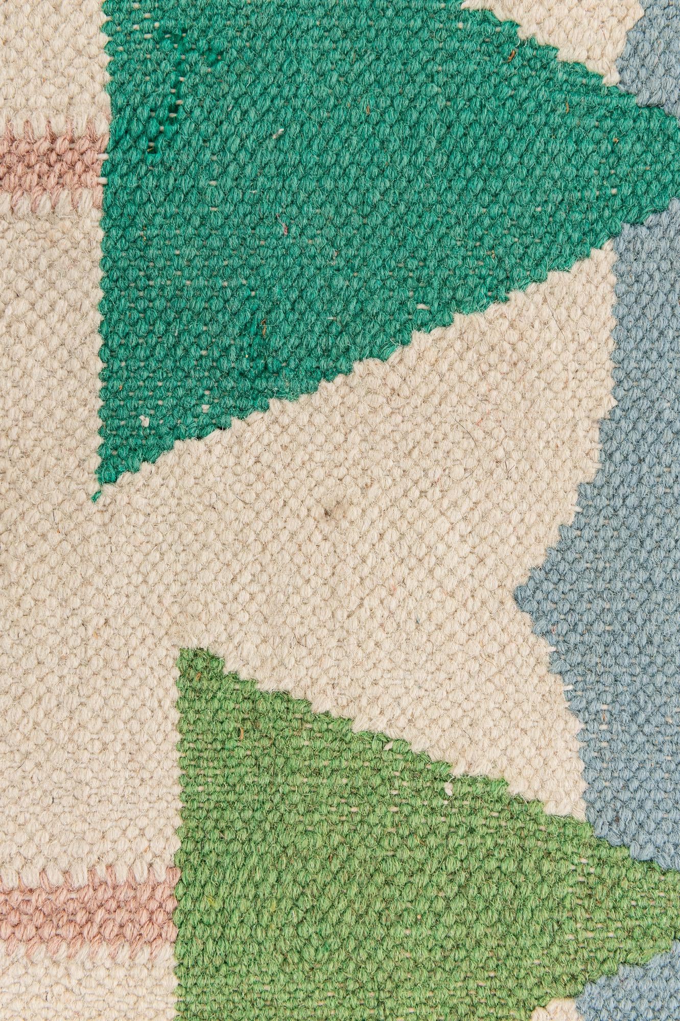 4' x 5' 9 Hand Knotted Kilim Dhurrie Wool Rug