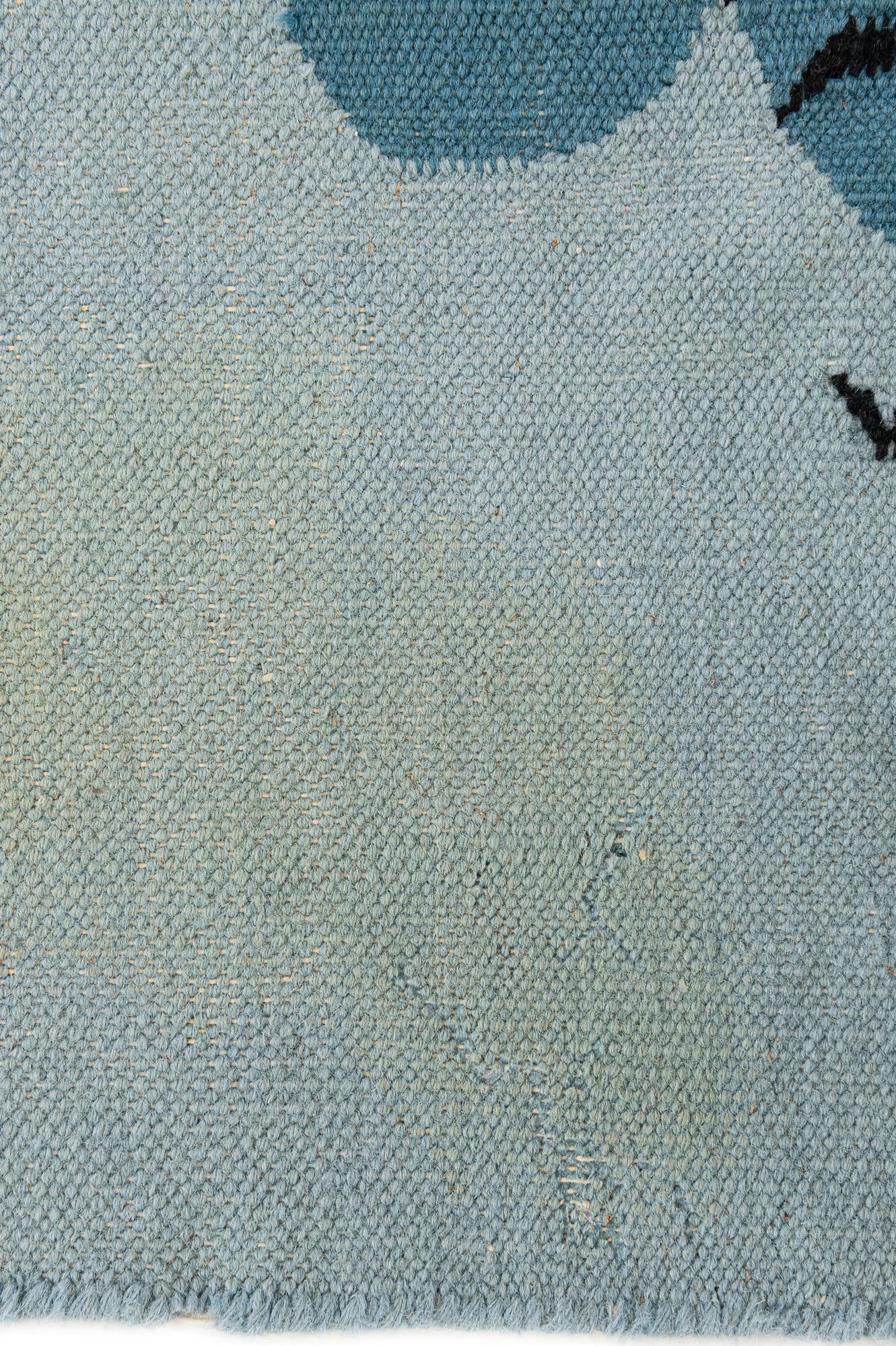 4' x 5' 9 Hand Knotted Kilim Dhurrie Wool Rug