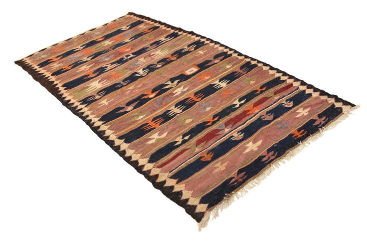 Detail image of 145cm x 245cm Hand Woven Kilim Fars Wool Rug