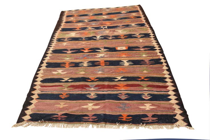 Detail image of 145cm x 245cm Hand Woven Kilim Fars Wool Rug