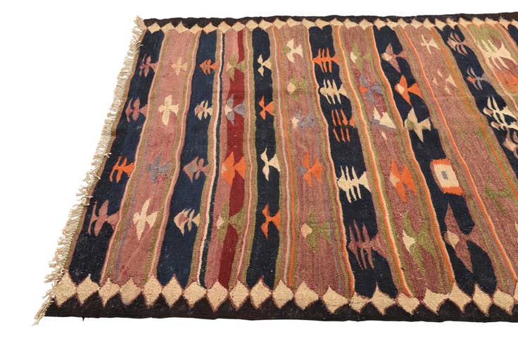 Detail image of 145cm x 245cm Hand Woven Kilim Fars Wool Rug