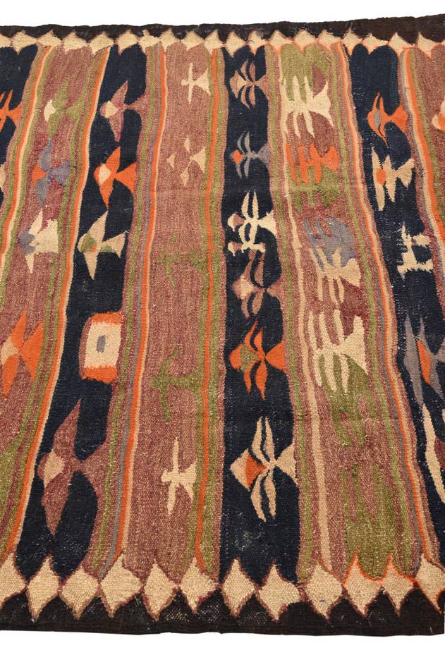 Detail image of 145cm x 245cm Hand Woven Kilim Fars Wool Rug