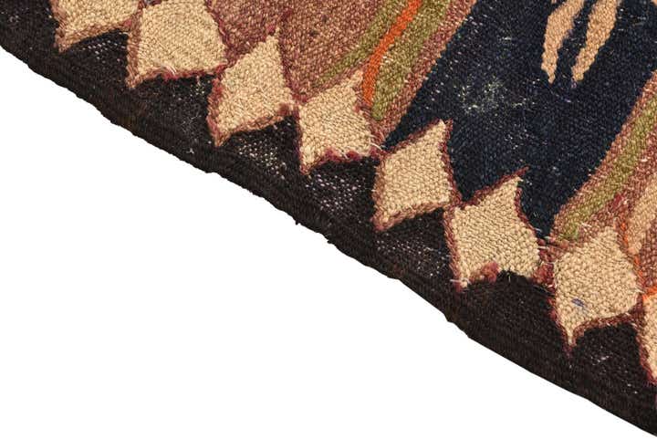 145cm x 245cm Hand Woven Kilim Fars Wool Rug