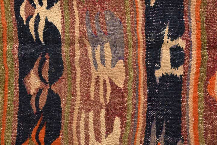 145cm x 245cm Hand Woven Kilim Fars Wool Rug