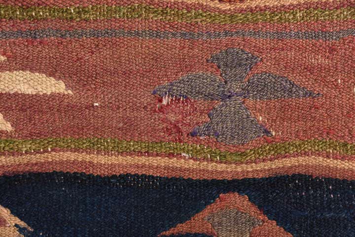 145cm x 245cm Hand Woven Kilim Fars Wool Rug