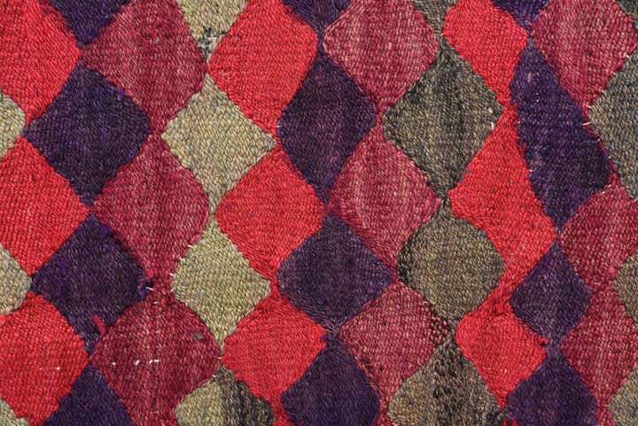 4' 8 x 7' 8 Hand Woven Kilim Fars Wool Rug