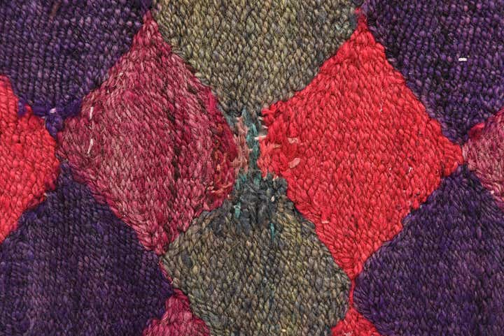 4' 8 x 7' 8 Hand Woven Kilim Fars Wool Rug