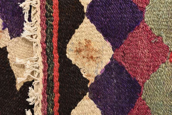 4' 8 x 7' 8 Hand Woven Kilim Fars Wool Rug