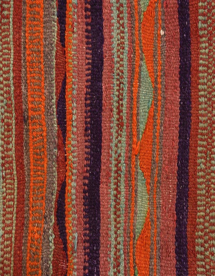 Detail image of 4' 5 x 7' 3  Hand Woven Kilim Fars Wool Rug