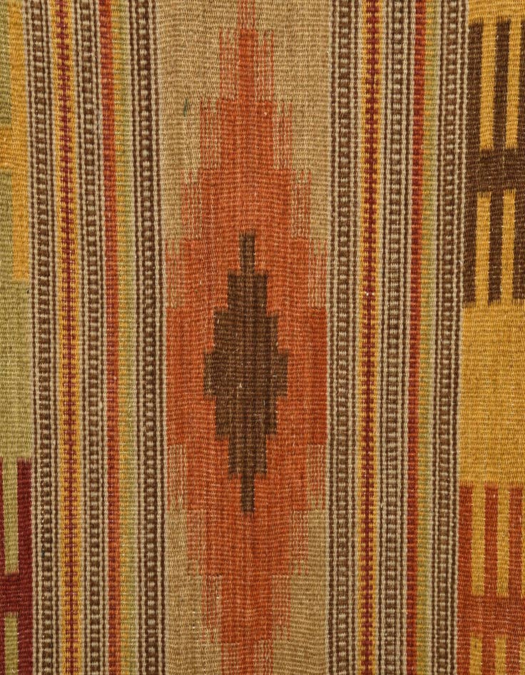 Detail image of 4' x 6'  Hand Woven Kilim Fars Wool Rug