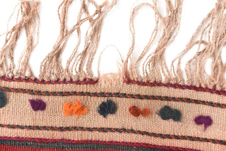 3' 8 x 6' 9 Hand Woven Kilim Fars Wool Rug
