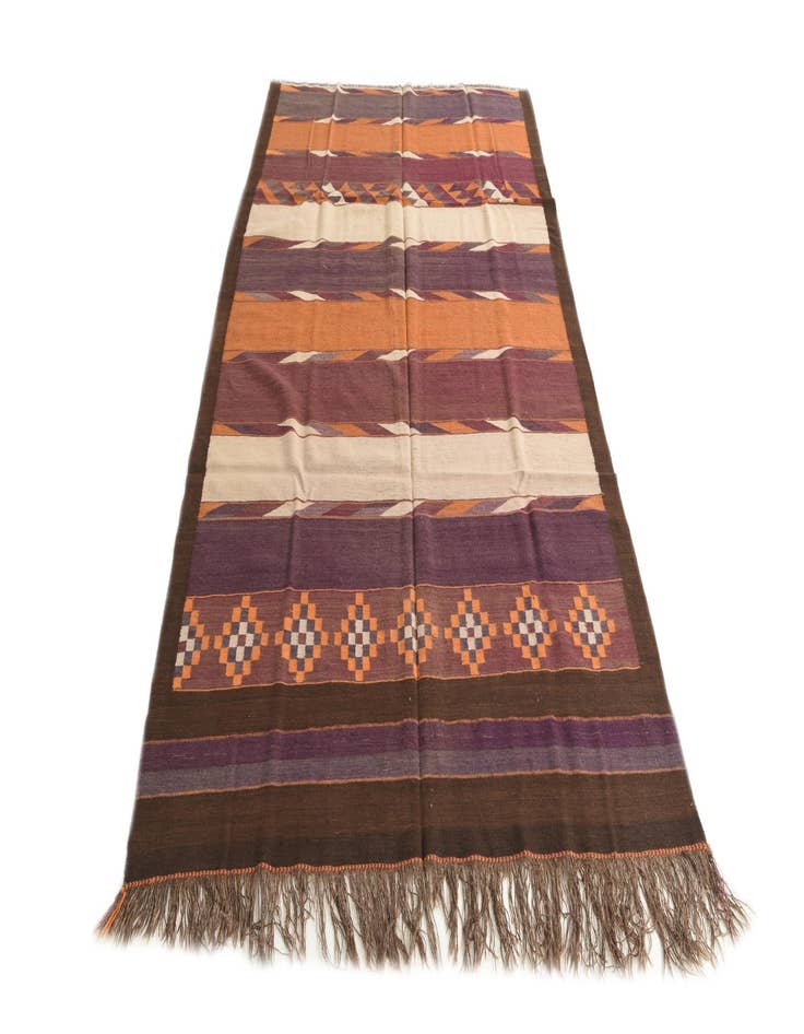 Detail image of 5' 4 x 9' 5  Hand Woven Kilim Fars Wool Rug