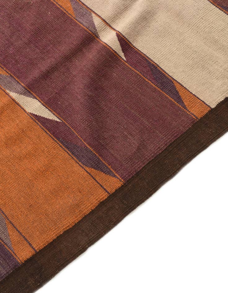 Detail image of 5' 4 x 9' 5  Hand Woven Kilim Fars Wool Rug