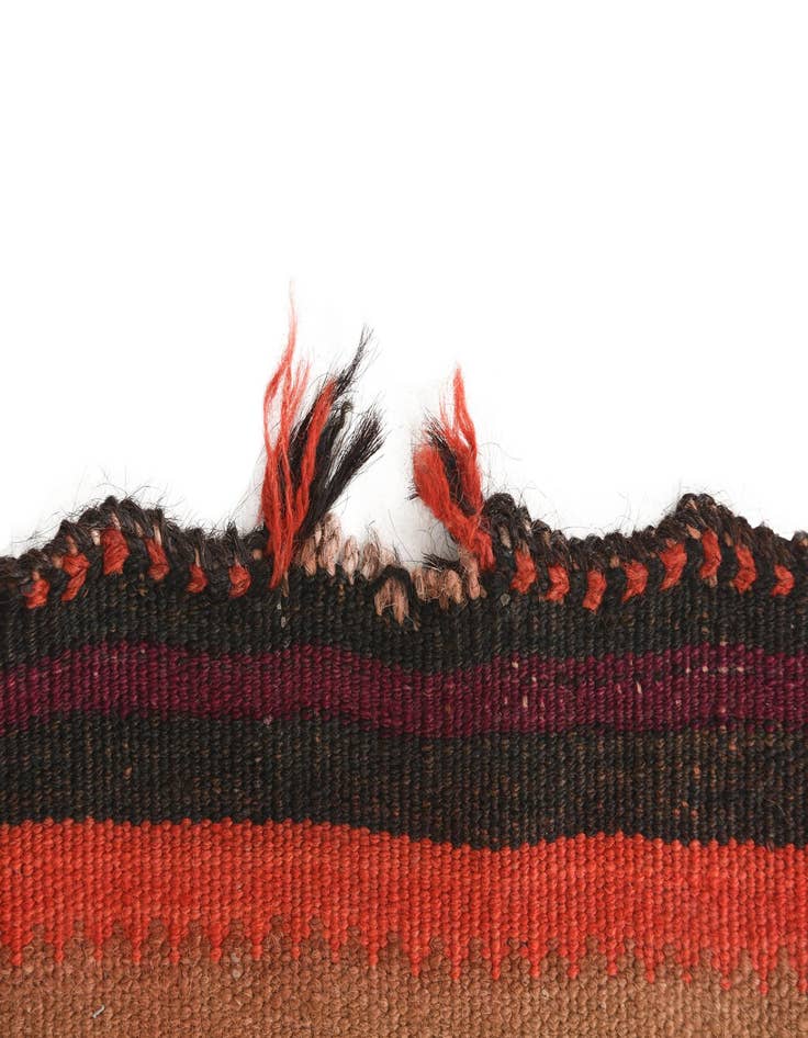 Detail image of 4' 6 x 8' 9  Hand Woven Kilim Fars Wool Rug