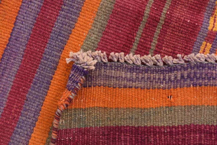 4' 7 x 6' 7 Hand Woven Kilim Fars Wool Rug