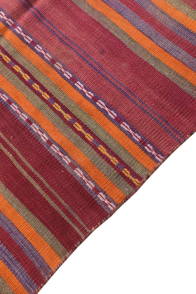 4' 7 x 6' 7 Hand Woven Kilim Fars Wool Rug