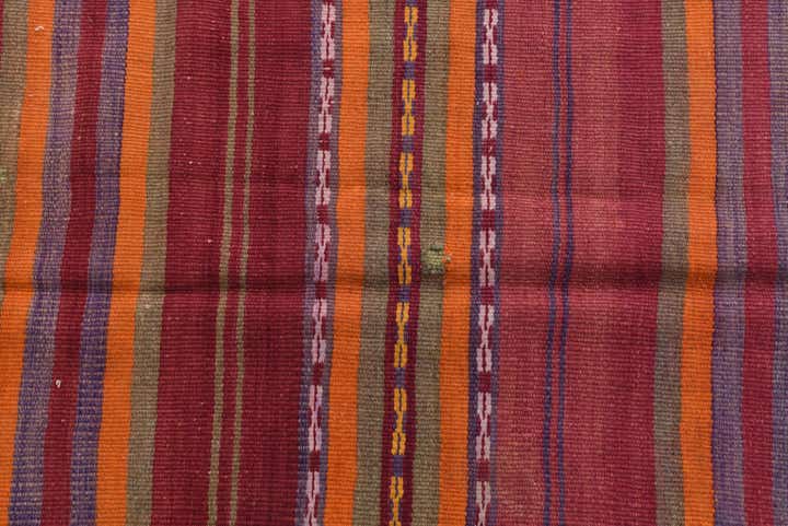 4' 7 x 6' 7 Hand Woven Kilim Fars Wool Rug