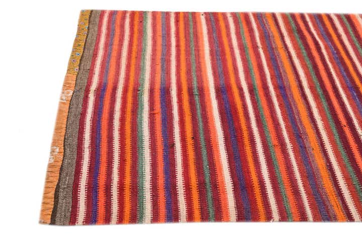 3' 9 x 5' Hand Woven Kilim Fars Wool Rug