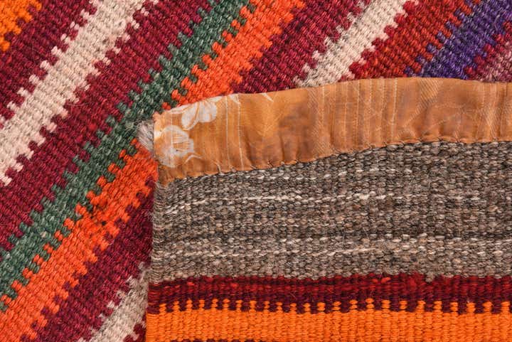 3' 9 x 5' Hand Woven Kilim Fars Wool Rug