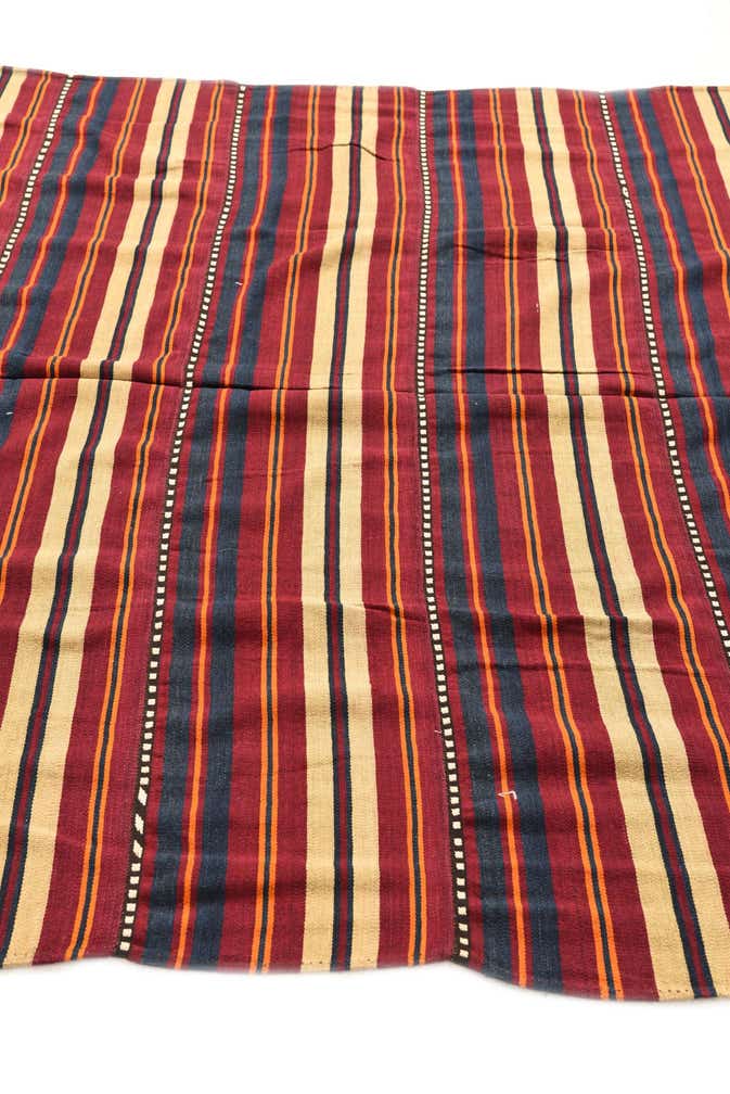 5' 7 x 9' 6 Hand Woven Kilim Fars Wool Rug