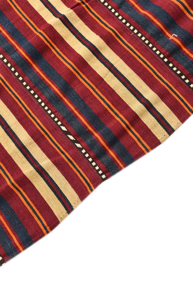 5' 7 x 9' 6 Hand Woven Kilim Fars Wool Rug