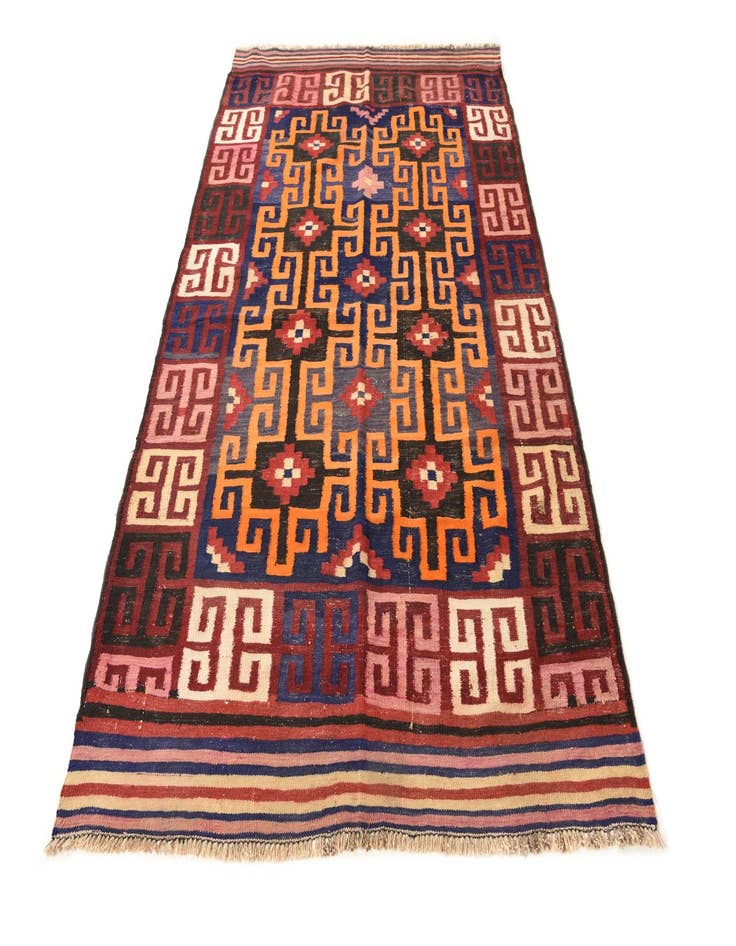 Detail image of 4' 5 x 7' 6  Hand Woven Kilim Fars Wool Rug