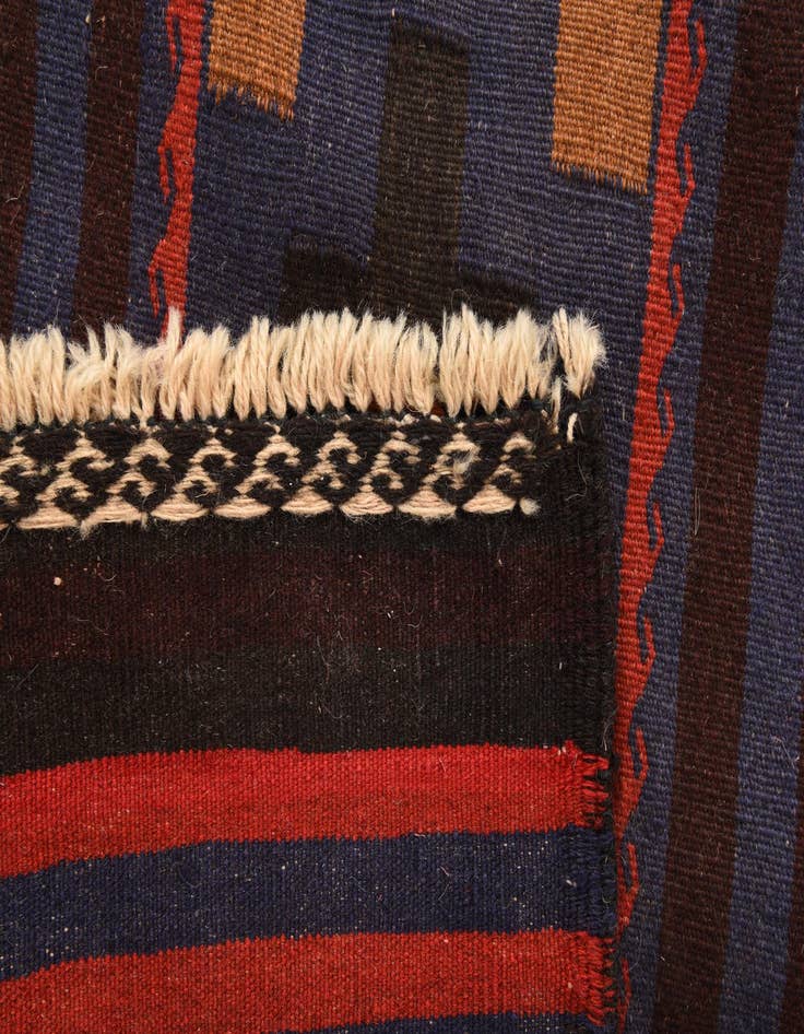 Detail image of 6' 8 x 10' 2  Hand Woven Kilim Fars Wool Rug