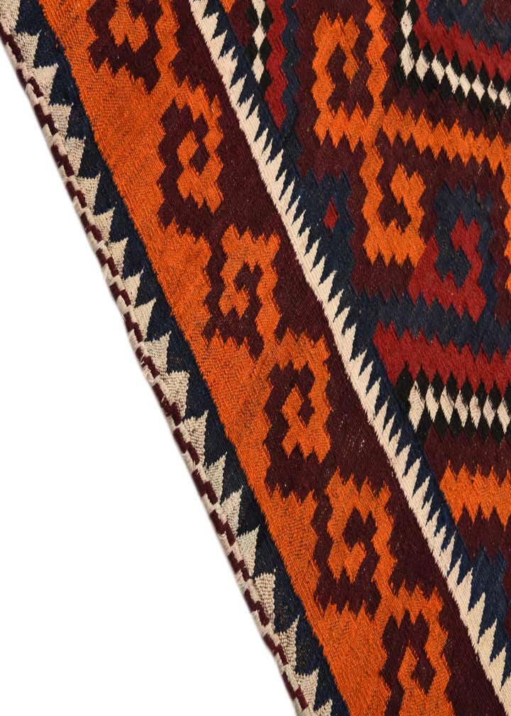 6' 6 x 11' Hand Woven Kilim Fars Wool Rug