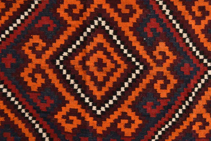 6' 6 x 11' Hand Woven Kilim Fars Wool Rug