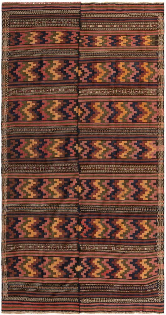 6' 10 x 13' 6 Hand Woven Kilim Fars Wool Rug