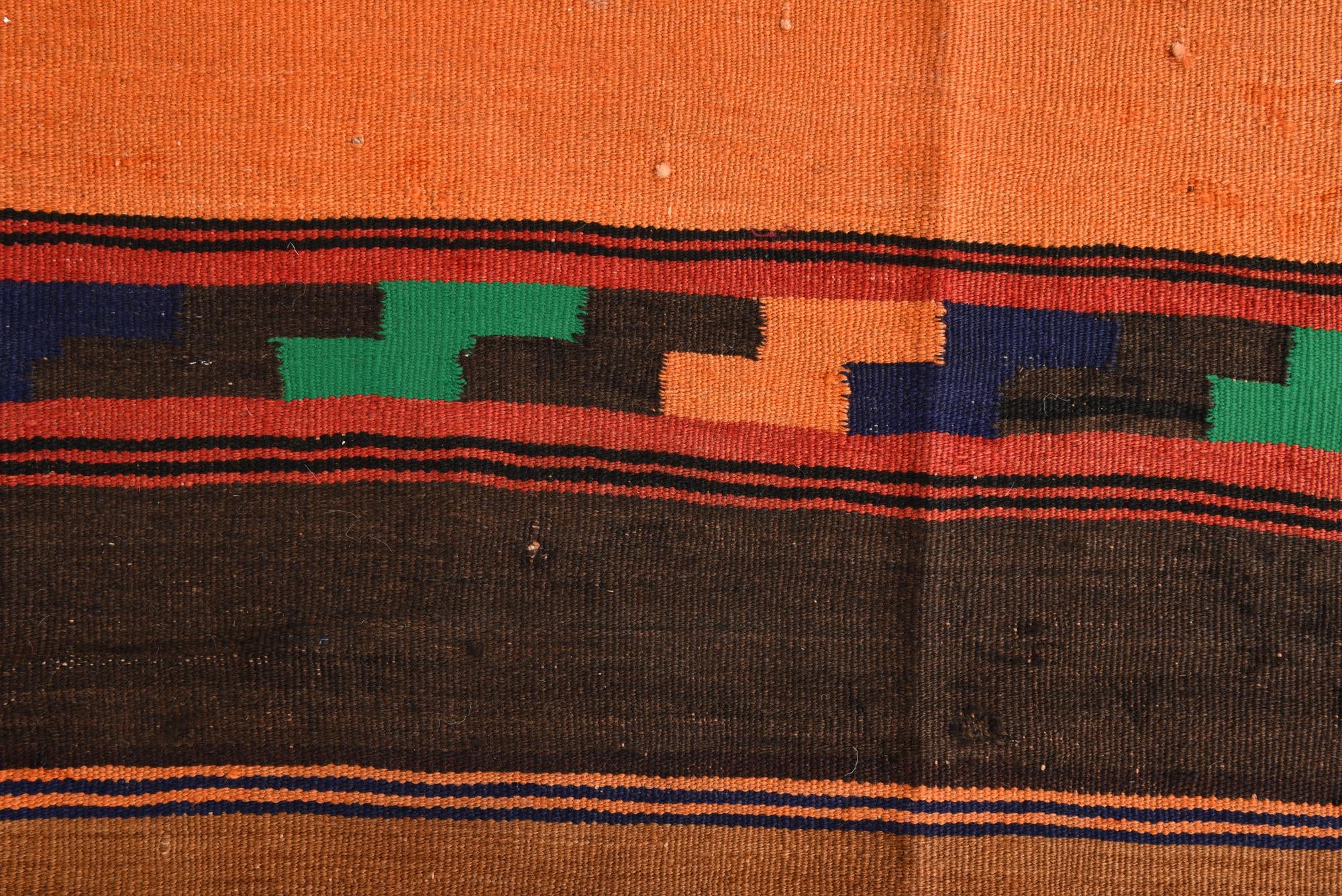 7' 5 x 13' 3 Hand Woven Kilim Fars Wool Rug