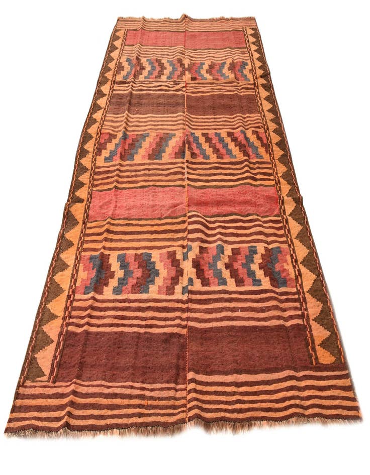 Detail image of 5' 4 x 9' 6  Hand Woven Kilim Fars Wool Rug