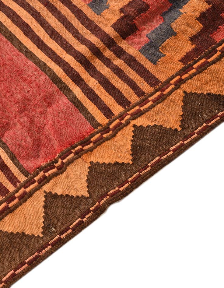 Detail image of 5' 4 x 9' 6  Hand Woven Kilim Fars Wool Rug