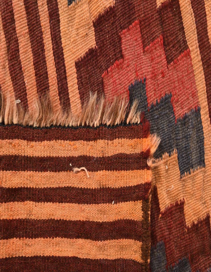 Detail image of 5' 4 x 9' 6  Hand Woven Kilim Fars Wool Rug