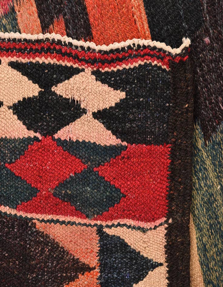 Detail image of 5' 3 x 9'  Hand Woven Kilim Fars Wool Rug