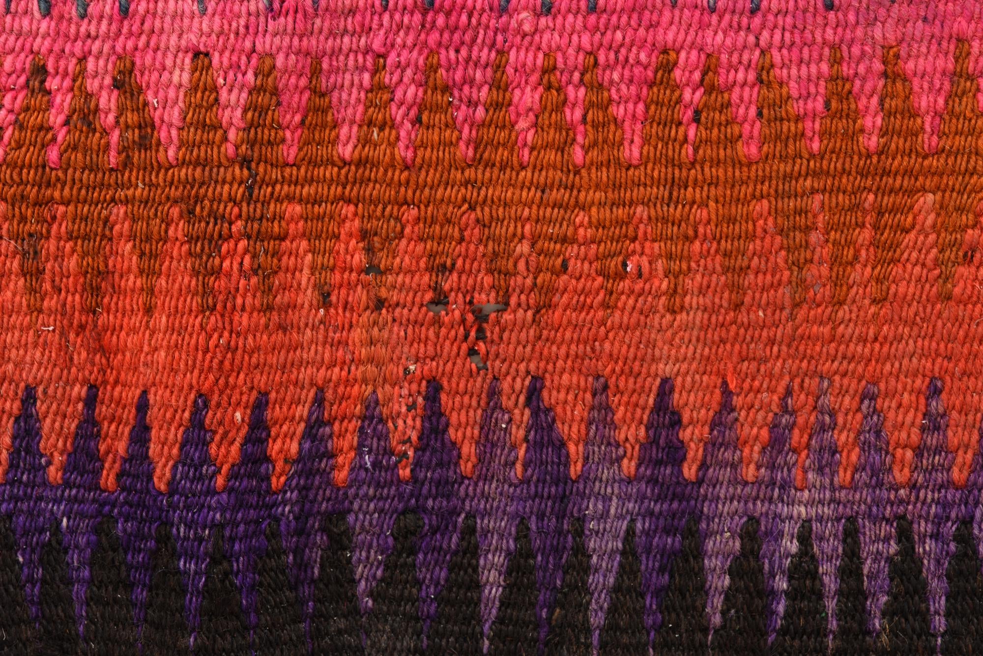 4' 4 x 8' 1 Hand Woven Kilim Fars Wool Rug