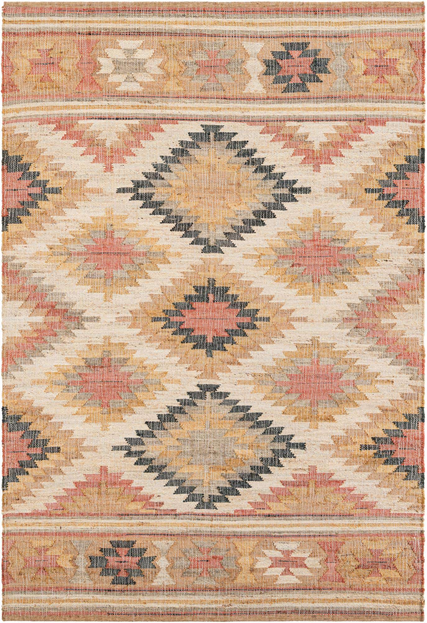 6' 1 x 9' Hand Woven Kilim Jute Rug