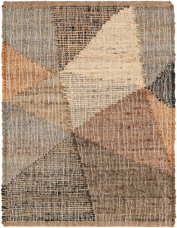 Detail image of 2' x 3' 1 Hand Woven Kilim Jute Rug