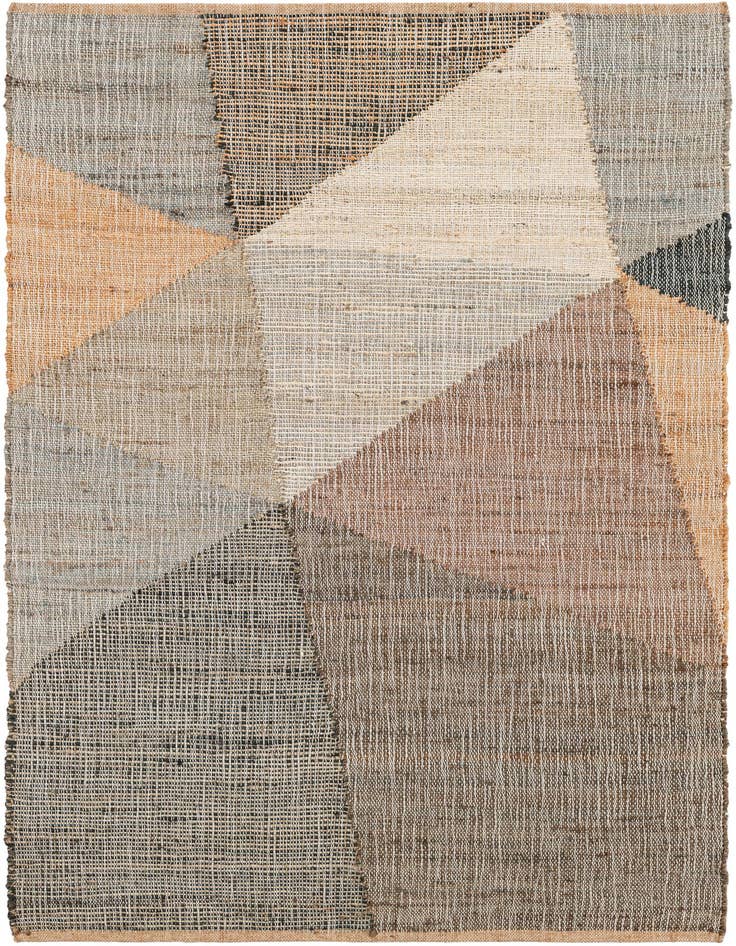 Detail image of 4' 1 x 6' 1 Hand Woven Kilim Jute Rug