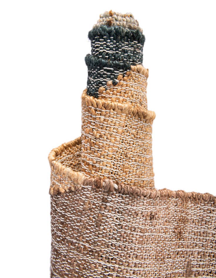 Detail image of 9' x 12' Hand Woven Kilim Jute Rug