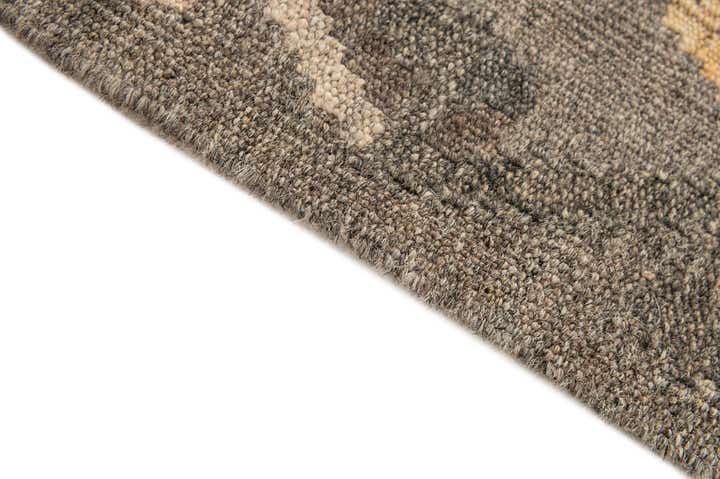 4' 6 x 6' 8 Hand Woven Kilim Maymana Wool Rug
