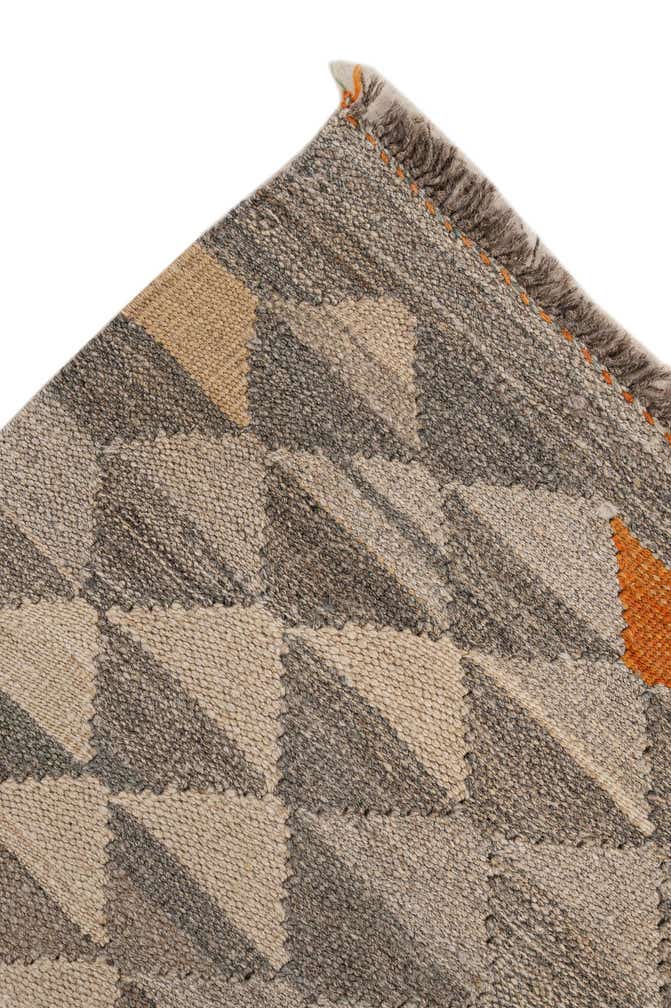 5' x 6' 8 Hand Woven Kilim Maymana Wool Rug